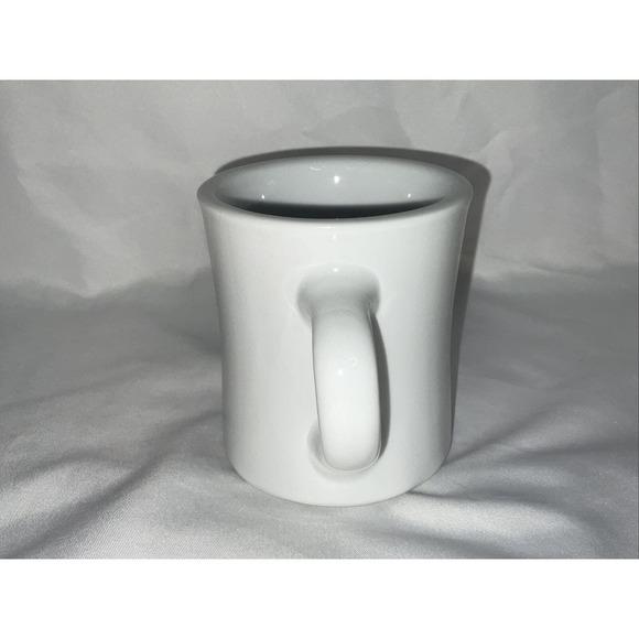 VTG Rego Fine Porcelain Heavy Restaurant Ware White Coffee Tea Mug Cup - Picture 4 of 6